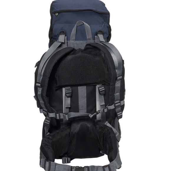 Everest 28” Deluxe Hiking Backpacking Pack EUC 🏕☀️ blue/Black - Picture 3 of 8